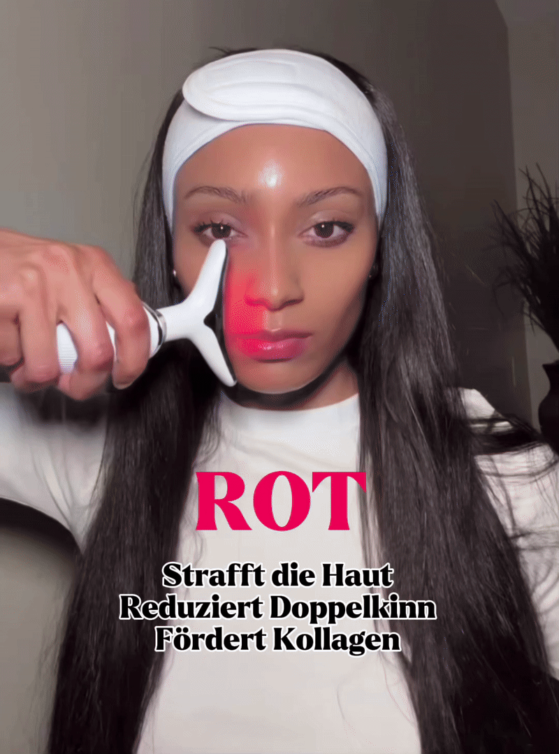 EMS Gesichtsmassagegert | Vespera Clear & Lift | 3-Farben Lichttherapie | Mikrostrom Technologie | Strafft die Jawline | Anti-Aging Gert | Gesichtslifting Vespera Rituals EMS Gesichtsmassagegert | Vespera Clear & Lift | 3-Farben Lichttherapie | Mikrostrom Technologie | Strafft die Jawline | Anti-Aging Gert | Gesichtslifting Vespera Rituals
